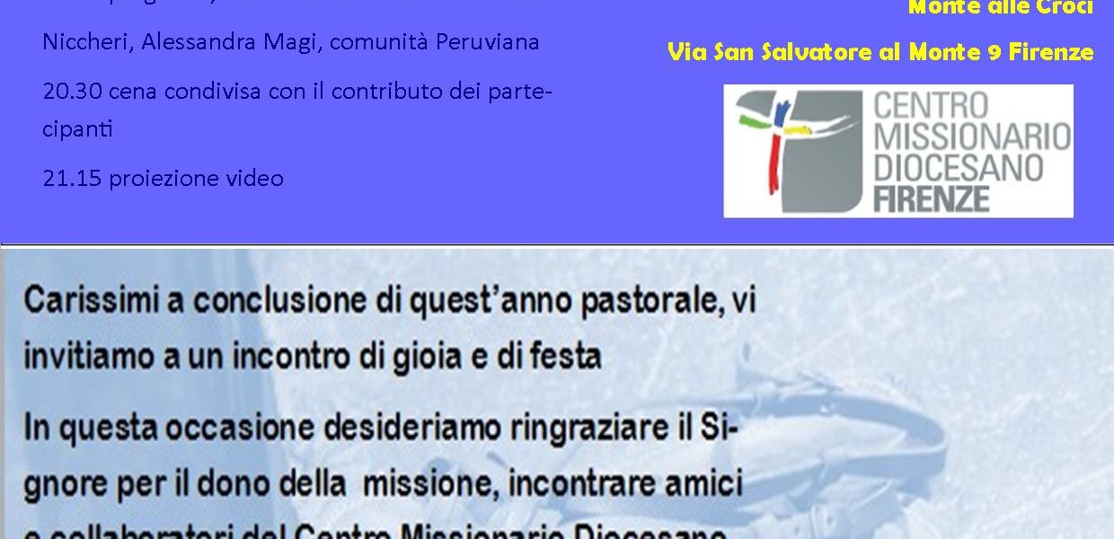 Festa Missionaria 16 giugno 2017